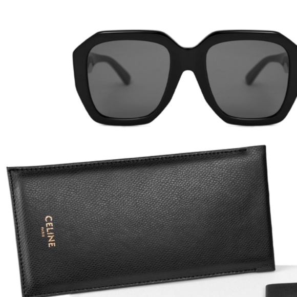 CELINE CL40045F 01A SUNGLASSES Black Frame - Picture 11 of 11